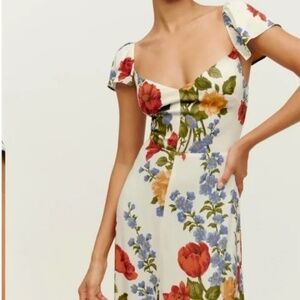 COPY - Reformation Baxley Dress-Formosa Print- size 4